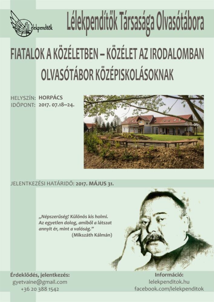 olvasótábor- Horpács