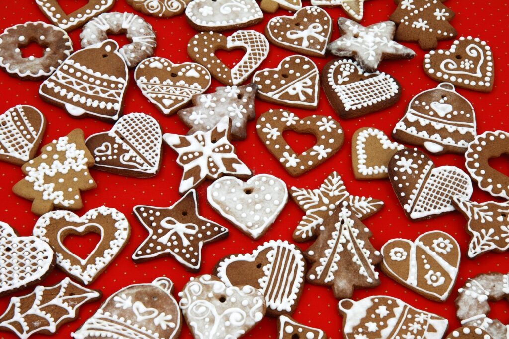 christmas, decoration, gingerbread
