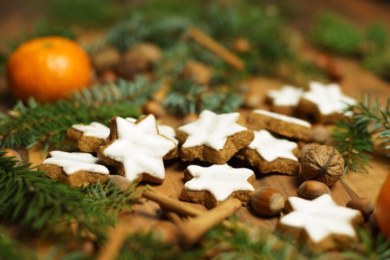 cinnamon stars, advent calendar, gingerbread